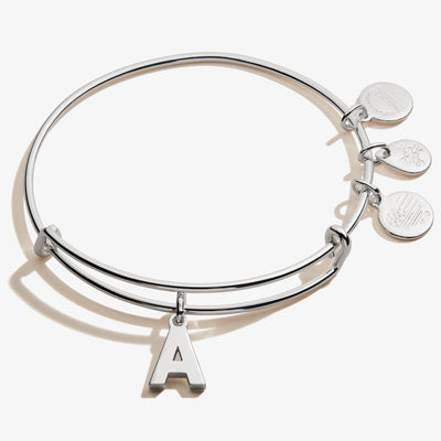 Initial A Charm Bangle