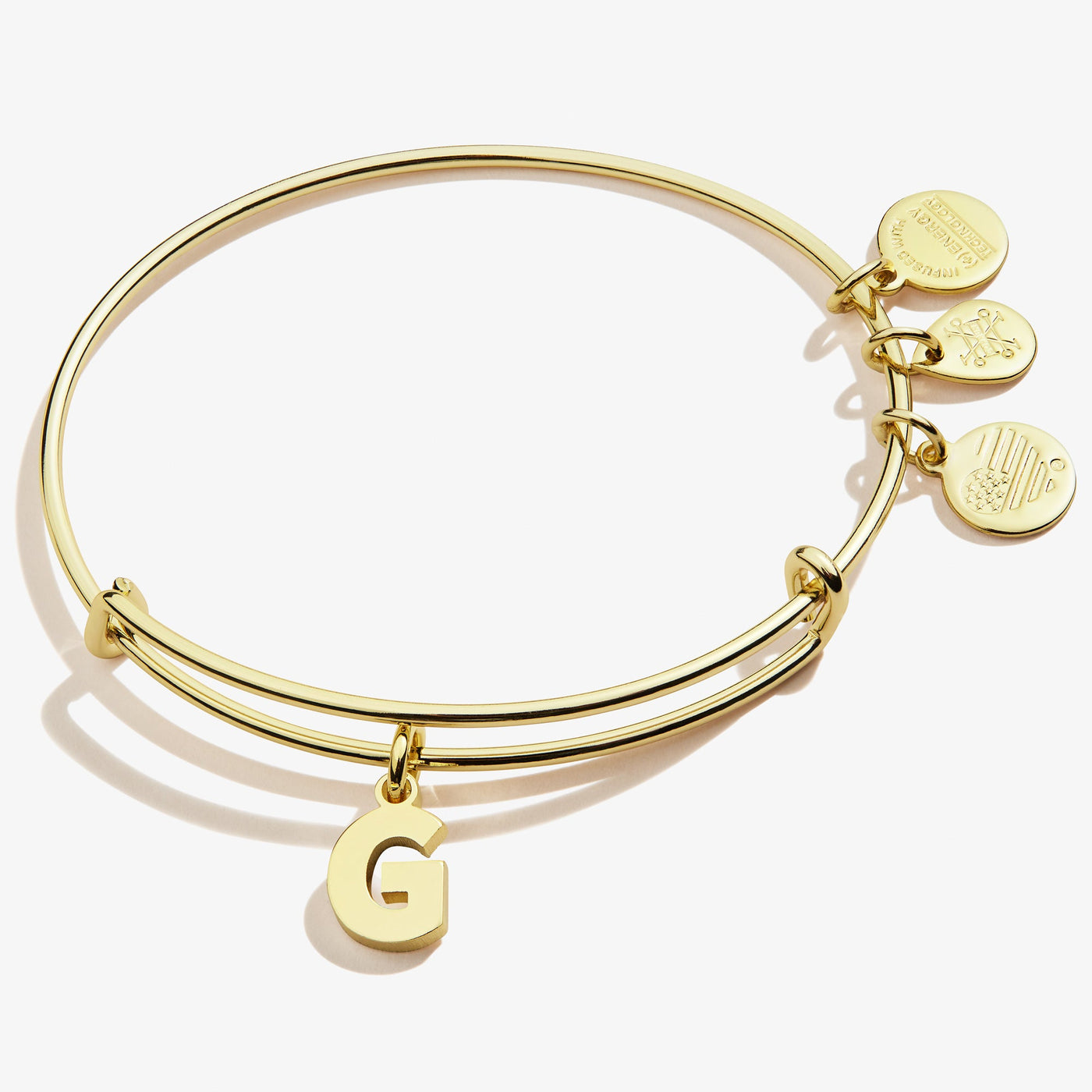 Initial G Charm Bangle