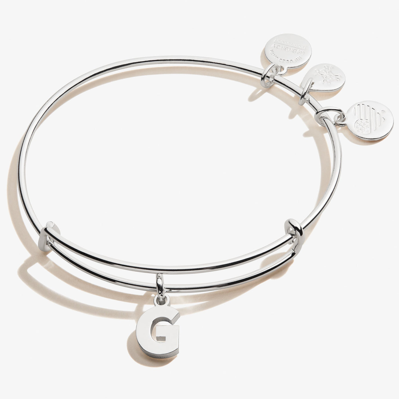 Initial G Charm Bangle