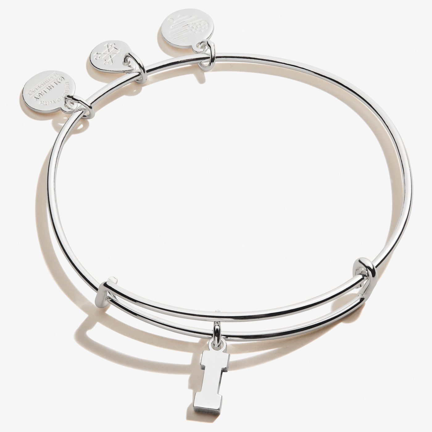 Initial I Charm Bangle