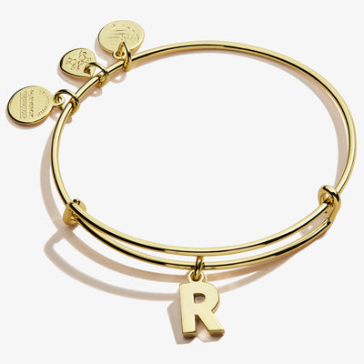 Initial R Charm Bangle