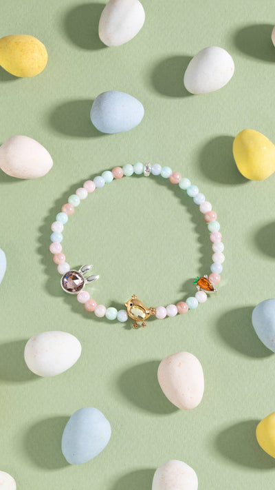 Easter Inline Charm Stretch Bracelet