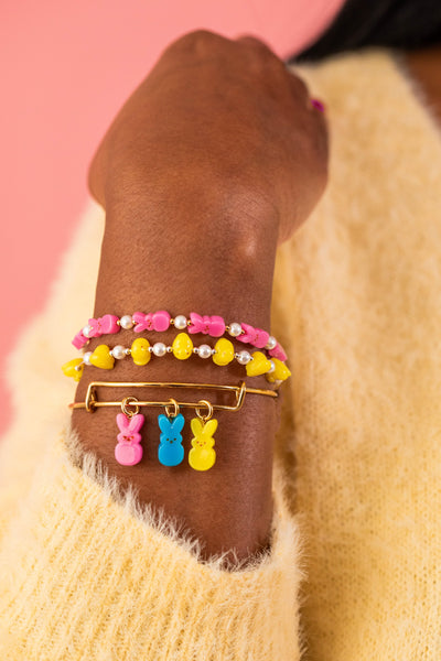 PEEPS® Bunny Multi-Charm Bangle