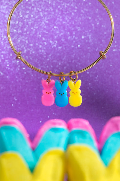 PEEPS® Bunny Multi-Charm Bangle