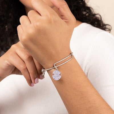 'Enjoy Every Moment' Charm Bangle