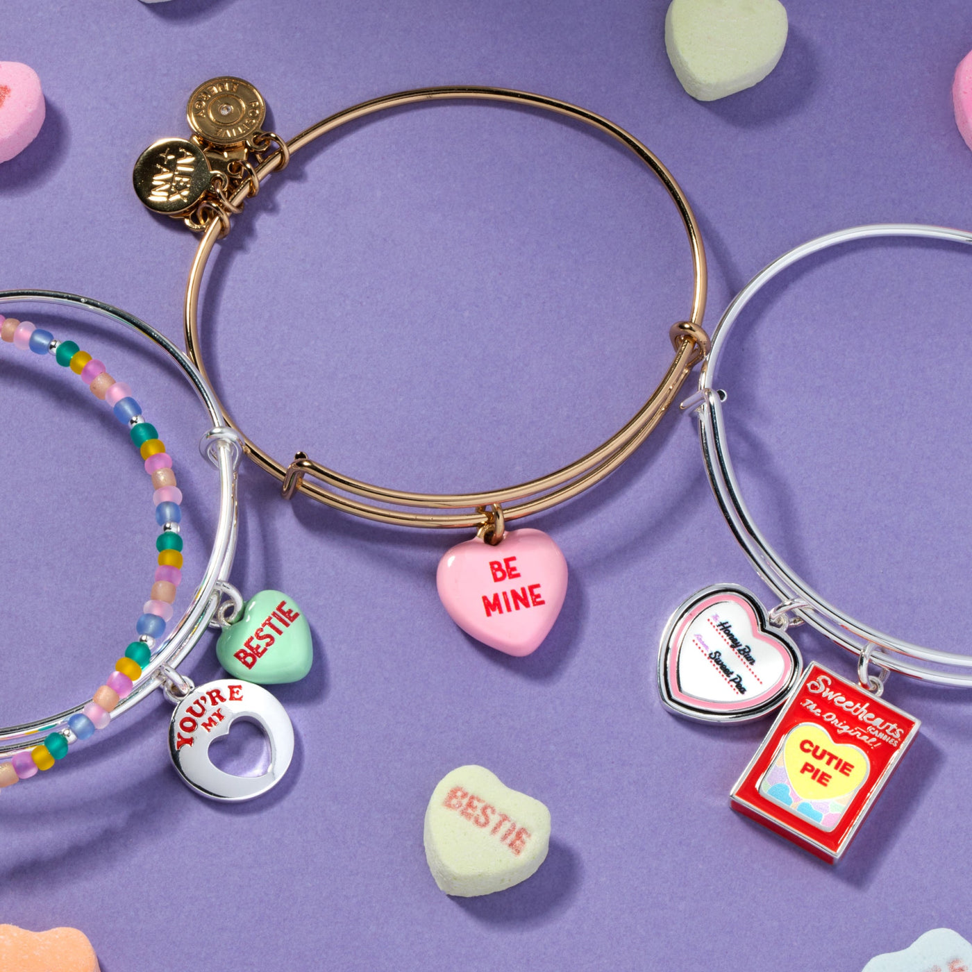 Sweethearts® “Be Mine” Charm Bangle