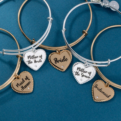 Maid of Honor Heart Bangle