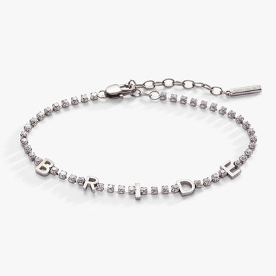 "Bride" Crystal Tennis Bracelet