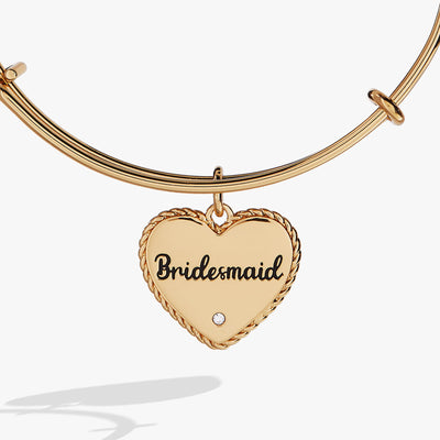 Bridesmaid Heart Bangle