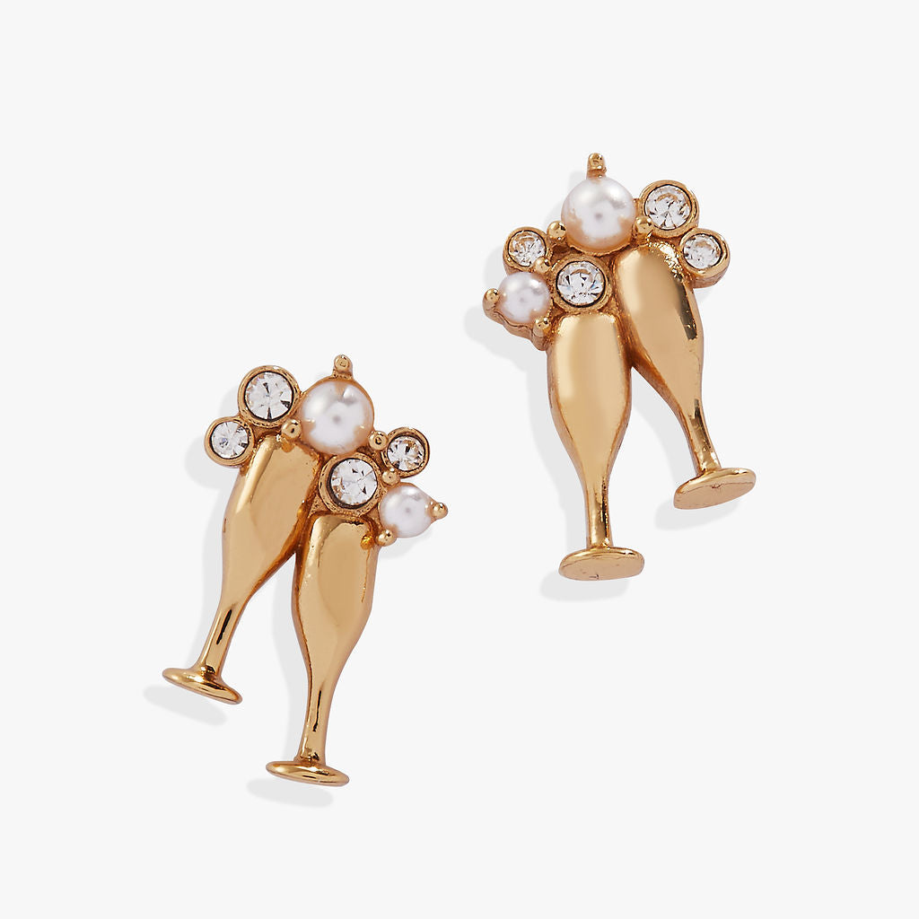 Champagne Stud Earrings