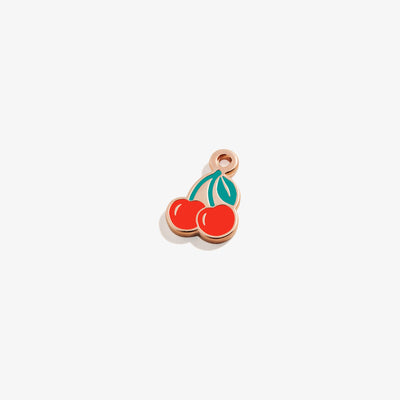 Cherry Hoop Earring Charm