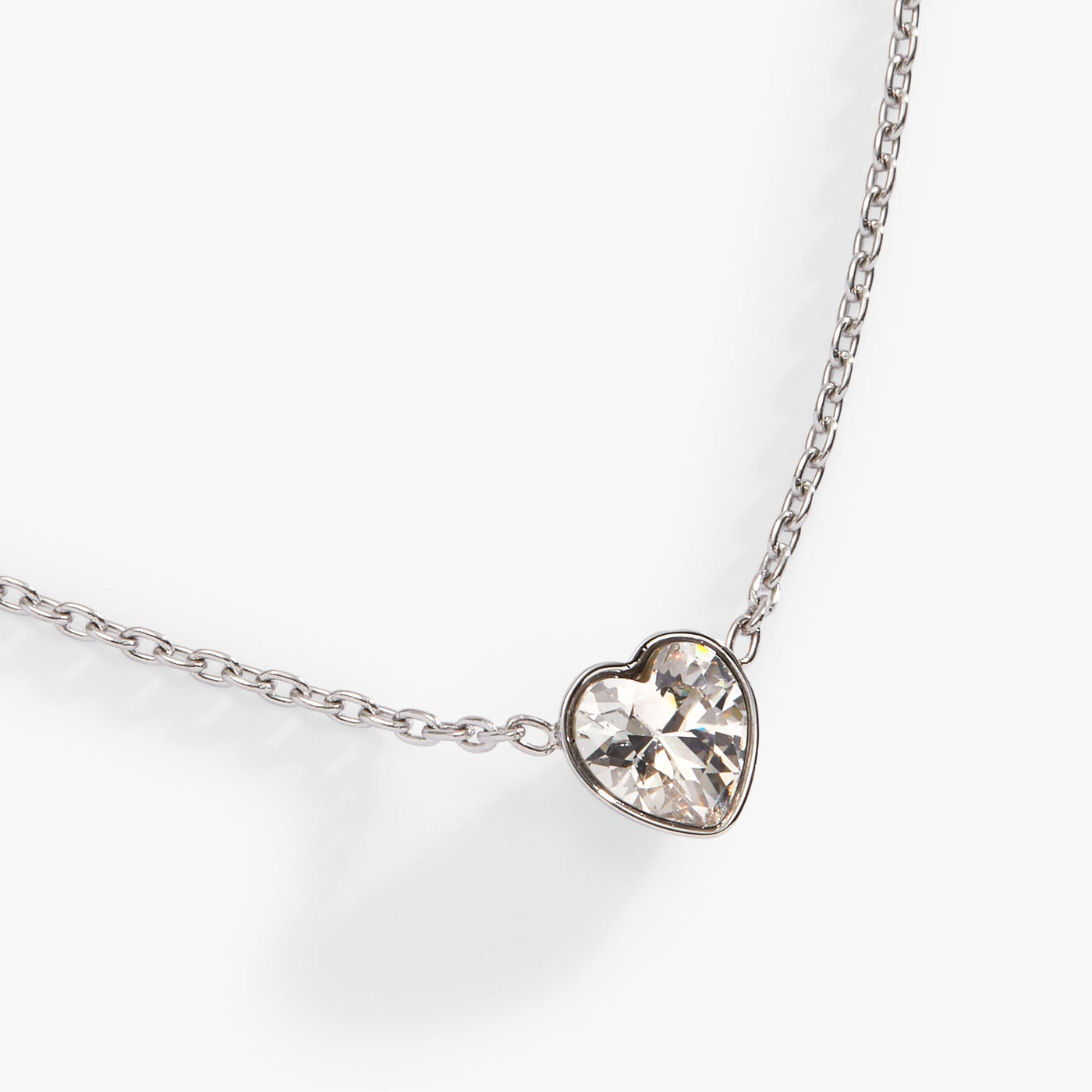 Crystal Heart Pendant Necklace