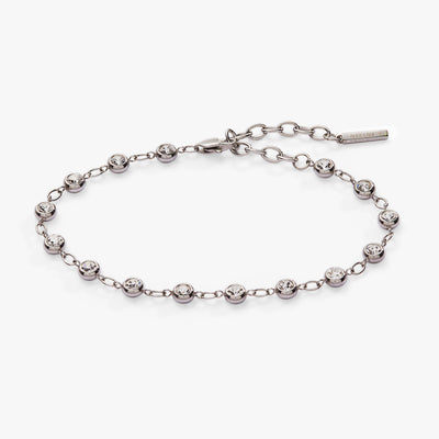 Crystal Pebble Chain Bracelet