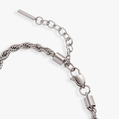 French Rope Stainless Adjustable Bracelet