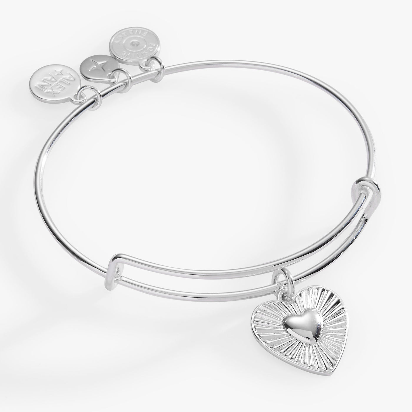 Heartburst Charm Bangle