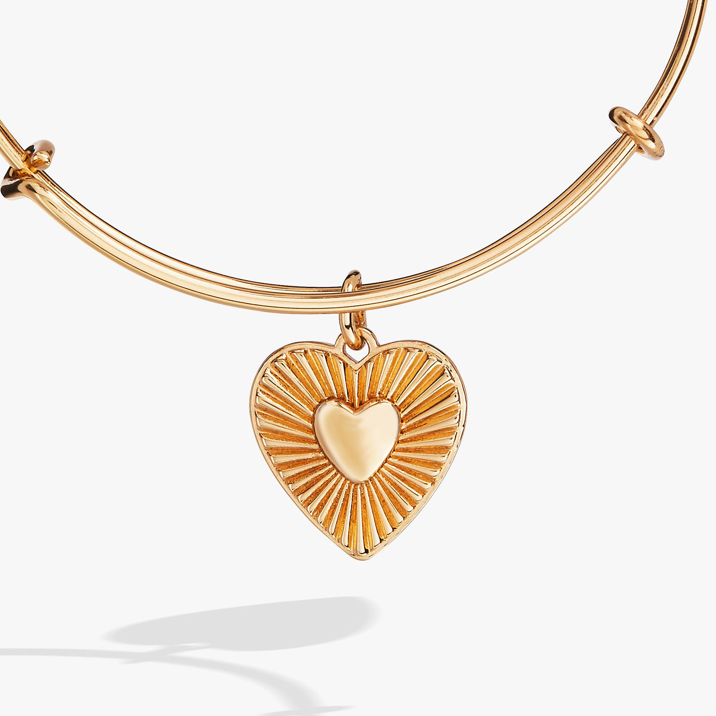 Heartburst Charm Bangle