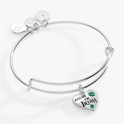 “Kiss Me I’m Irish” Charm Bangle