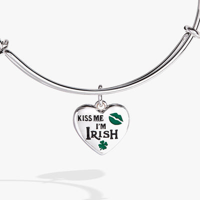 “Kiss Me I’m Irish” Charm Bangle