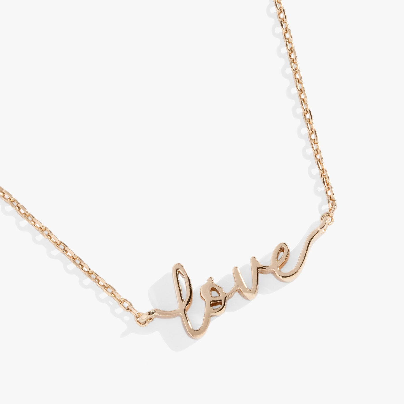 Love Script Chain Necklace