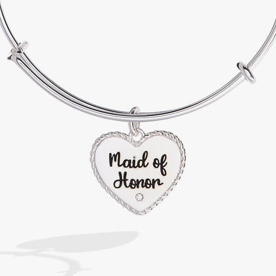 Maid of Honor Heart Bangle