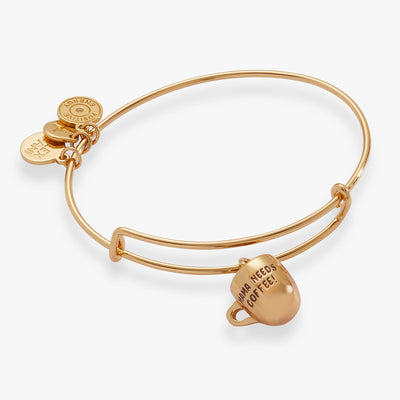 'Mama Needs Coffee' Charm Bangle