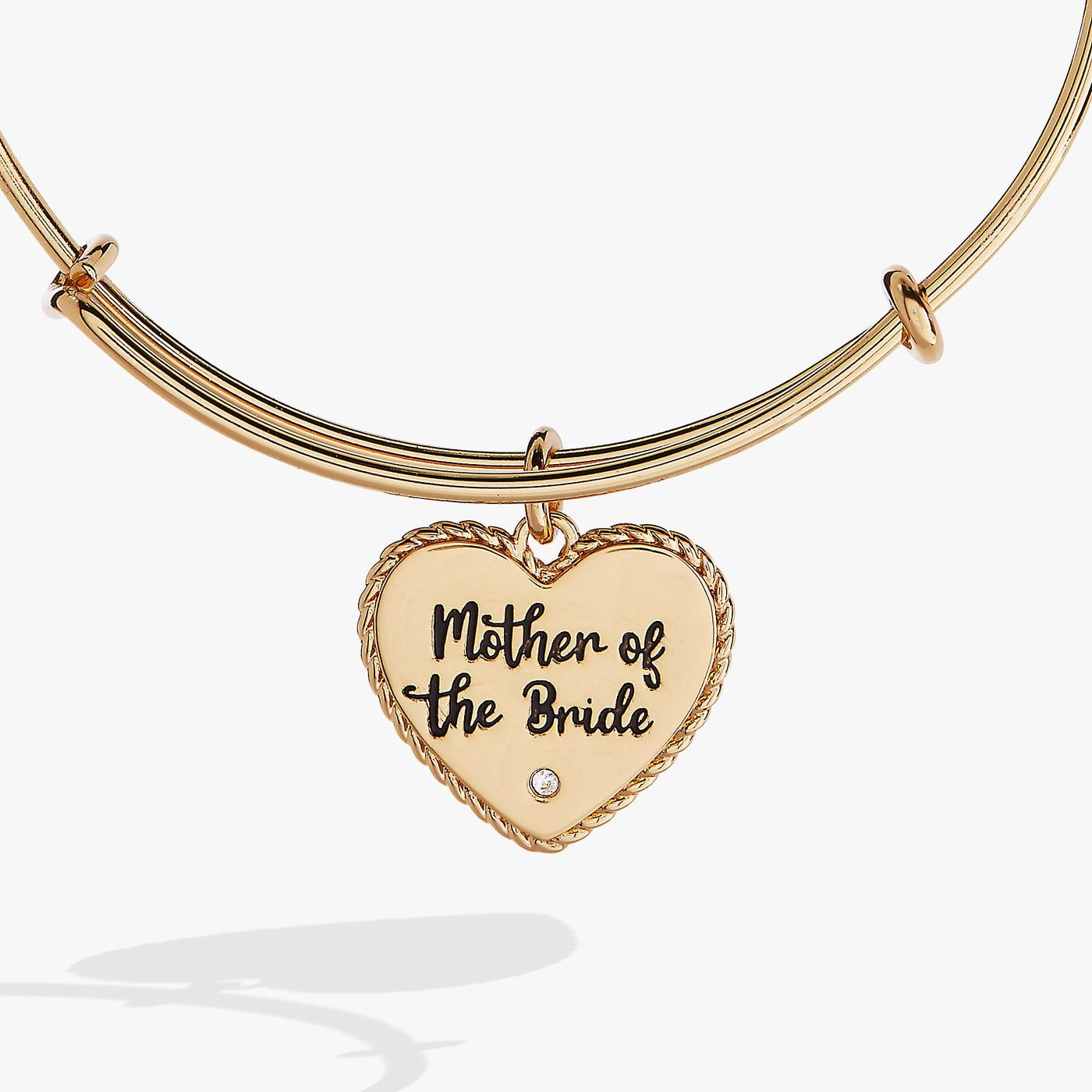 Mother of the Bride Heart Bangle