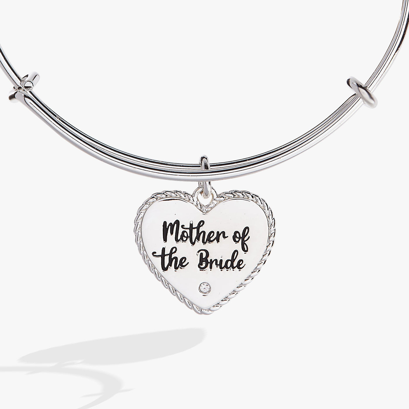 Mother of the Bride Heart Bangle