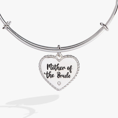 Mother of the Bride Heart Bangle