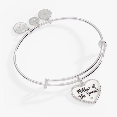 Mother of the Groom Heart Bangle