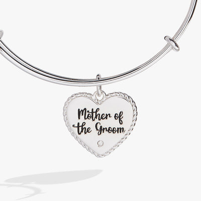 Mother of the Groom Heart Bangle