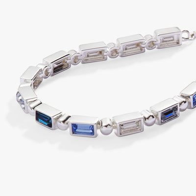 Sapphire Ombre Crystal Bolo Bracelet