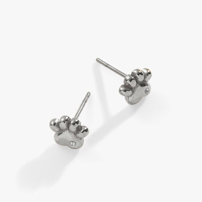 Paw Print Mini Stud Earrings