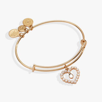 Pearl Heart Bangle