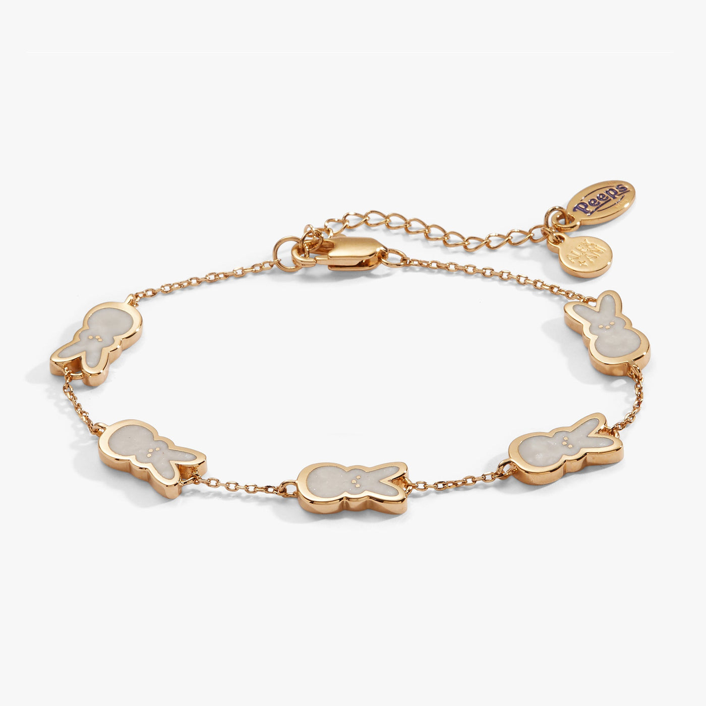 PEEPS® Pearlized Bunny Charm Bracelet