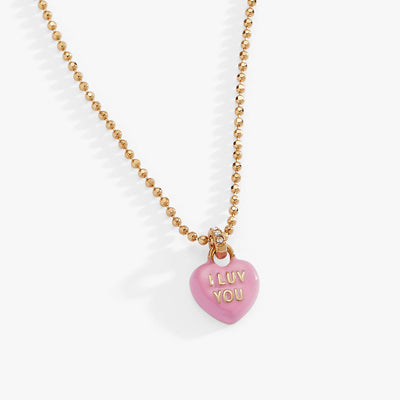 Sweethearts® “I Luv You” Charm Necklace