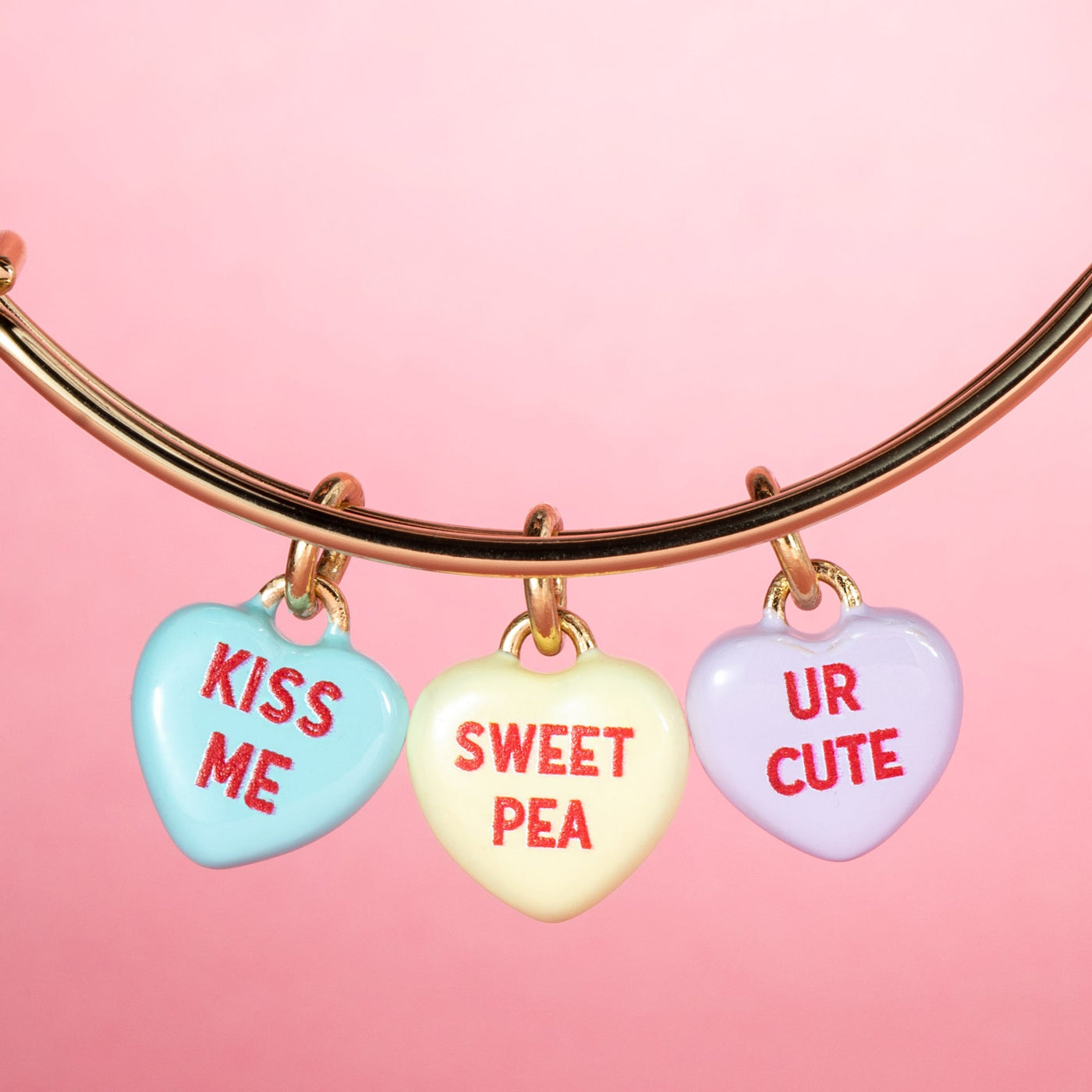 Sweethearts® Multi-Heart Charm Bangle