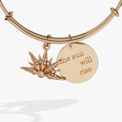 “The Sun Will Rise” Duo Charm Bangle